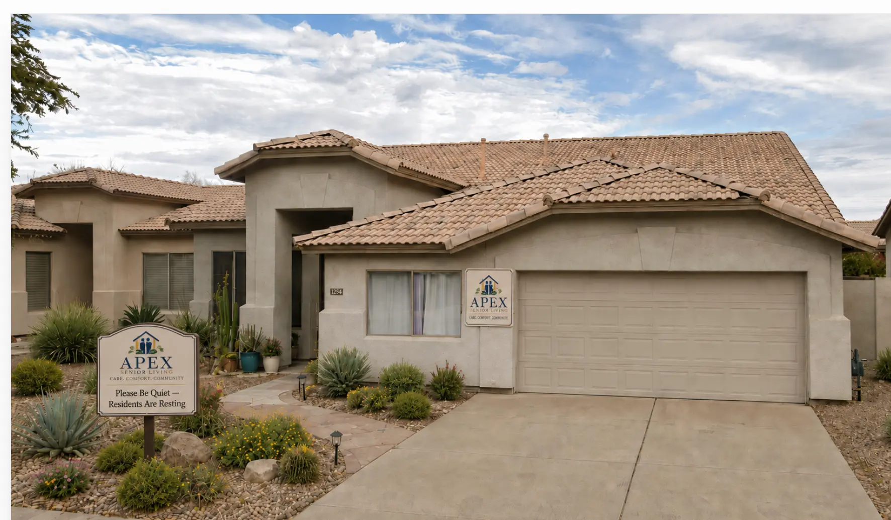 Apex Senior Living Home exterior in Chandler, AZ